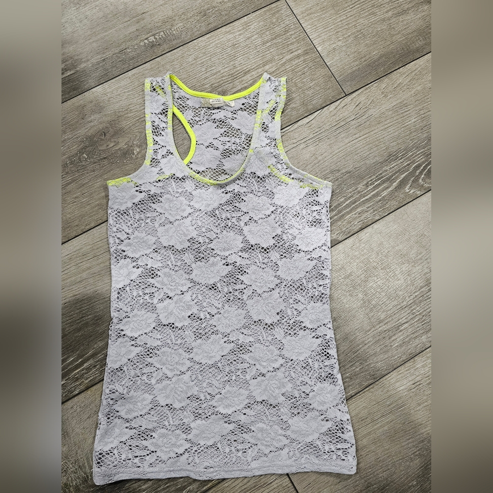 Lace Floral Tank Top